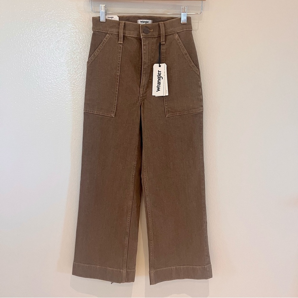 Wrangler High RiseCarpenter Wide Leg Crop Pant NWT Size 24